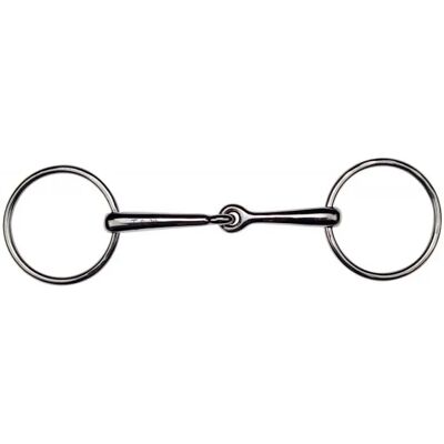 Gebiss 2 Ringe für Pferd Feeling Argenté 135 mm Gebiss 2 Ringe für Pferd Feeling Argenté 135 mm