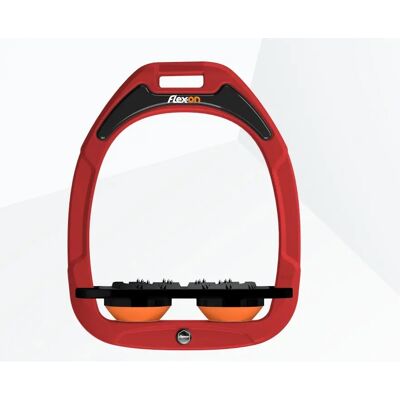 Platte Ultra Grip Steigbügel Rot/Schwarz/Orange Flex-On Green Composite Rouge TU Platte Ultra Grip Steigbügel Rot/Schwarz/Orange Flex-On Green Composite Rouge TU