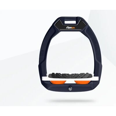 Sicherheits-Steigbügel Reitern Schräg Ultra Grip Bordeaux/Weiß/Orange Flex-On Safe-On Rouge TU Sicherheits-Steigbügel Reitern Schräg Ultra Grip Bordeaux/Weiß/Orange Flex-On Safe-On Rouge TU