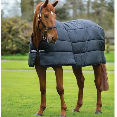 Stalldecke für Pferde Horseware Optimo 100 g Noir 6'6"/145 cm Stalldecke für Pferde Horseware Optimo 100 g Noir 6'6"/145 cm