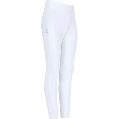 Turnierleggings full grip Mädchen HV Polo Lotte Blanc 12 ans Turnierleggings full grip Mädchen HV Polo Lotte Blanc 12 ans