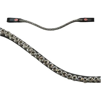 Reiter Kettenraucher Kieffer Flexiloop Luxe curved browband lined Marron Full Reiter Kettenraucher Kieffer Flexiloop Luxe curved browband lined Marron Full