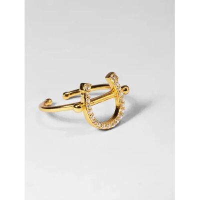 Ring aus Eisen mit Loch PS of Sweden Doré TU Ring aus Eisen mit Loch PS of Sweden Doré TU