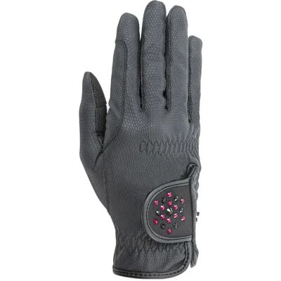 Reithandschuhe mit Glitzersteinen RSL Riders Touch Ascona Noir Taille 6 Reithandschuhe mit Glitzersteinen RSL Riders Touch Ascona Noir Taille 6