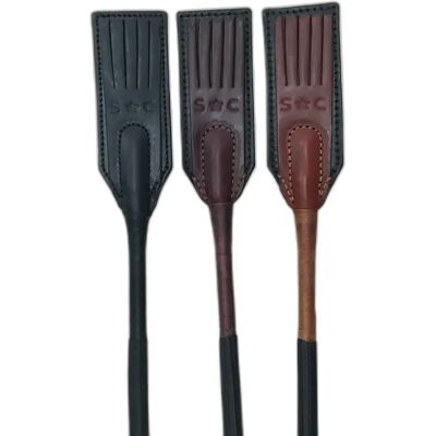Peitsche ganz aus Leder Silver Crown Noir Full Peitsche ganz aus Leder Silver Crown Noir Full