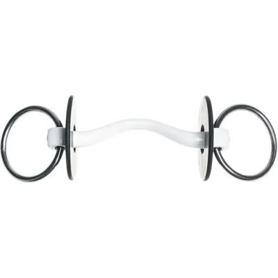 Gebiss 2 Ringe für Pferd Trust Inno Sense Loose Ring Bradoon Hard-15 Blanc 12,5 cm Gebiss 2 Ringe für Pferd Trust Inno Sense Loose Ring Bradoon Hard-15 Blanc 12,5 cm
