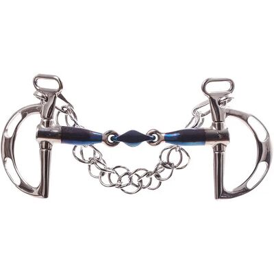 Gebiss 2 Ringe für Pferd Trust Sweet Iron Kimblewick Eliptical Bleu 13,5 cm Gebiss 2 Ringe für Pferd Trust Sweet Iron Kimblewick Eliptical Bleu 13,5 cm