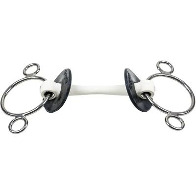 Mors 3 oder 4 Ringe für Pferd mit Mundstück Trust Inno Sense Flexi Soft 14 Blanc 11,5 cm Mors 3 oder 4 Ringe für Pferd mit Mundstück Trust Inno Sense Flexi Soft 14 Blanc 11,5 cm
