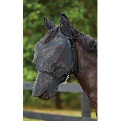 Fliegenmaske für Pferde mit Nasenschutz Weatherbeeta Comfitec Double Dart Deluxe Noir Poney Fliegenmaske für Pferde mit Nasenschutz Weatherbeeta Comfitec Double Dart Deluxe Noir Poney