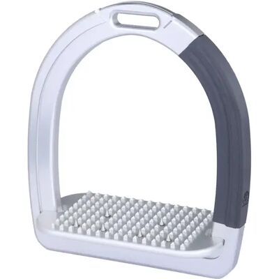 Aluminium Sicherheitssteigbügel schräg mit Spitzen Alfa Jump Safety2 Silber L Aluminium Sicherheitssteigbügel schräg mit Spitzen Alfa Jump Safety2 Silber L