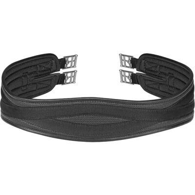 Shires - Anti-Chafe Contour Girth - Schwarz - 125cm - Girth Shires - Anti-Chafe Contour Girth - Schwarz - 125cm - Girth
