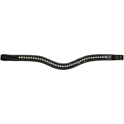 Dyon Stirnband für Pferd Dy'on Swarovski V Schwarz Cob Dyon Stirnband für Pferd Dy'on Swarovski V Schwarz Cob