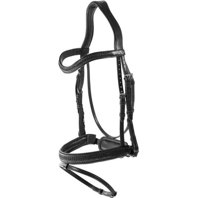 Dyon Reithalfter geflochten mit Pullback Dy'on Schwarz Pony Dyon Reithalfter geflochten mit Pullback Dy'on Schwarz Pony