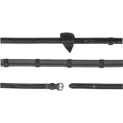 Dyon Gummizügel 1/2 mit 7 Stoppern und geflochtenem Finish Dy'on Schwarz Pony Dyon Gummizügel 1/2 mit 7 Stoppern und geflochtenem Finish Dy'on Schwarz Pony