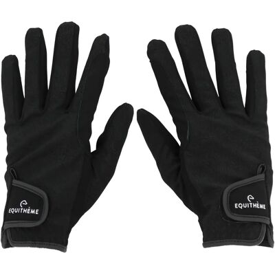 Reithandschuhe Equithème Savage Schwarz XL Reithandschuhe Equithème Savage Schwarz XL