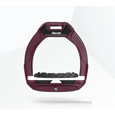 Sicherheitssteigbügel Reiter Inclined Grip Bordeaux/Weiß/Schwarz für Kinder Flex-On Safe-On Rot TU Sicherheitssteigbügel Reiter Inclined Grip Bordeaux/Weiß/Schwarz für Kinder Flex-On Safe-On Rot TU