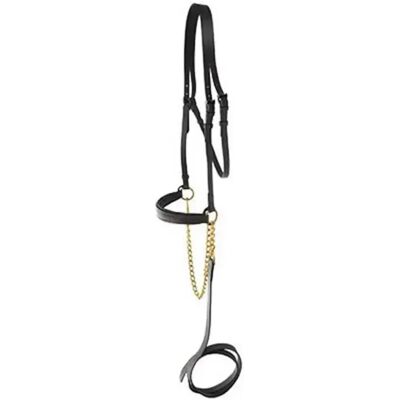 Lederzaumzeug mit Kette Hispano Hipica Eco Noir Full Lederzaumzeug mit Kette Hispano Hipica Eco Noir Full