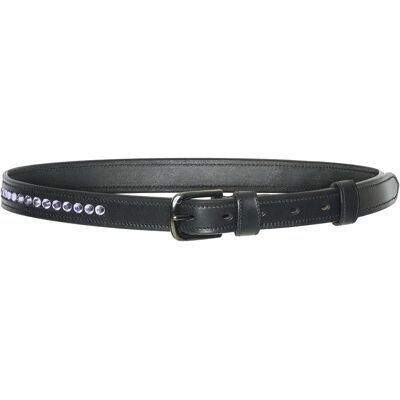 Lackgürtel mit Krokodil-Effekt dekoriert Imperial Riding Olania Sparkle Noir 105 cm Lackgürtel mit Krokodil-Effekt dekoriert Imperial Riding Olania Sparkle Noir 105 cm