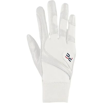 Reithandschuhe aus Leder Premier Equine Nexa Riding Blanc S Reithandschuhe aus Leder Premier Equine Nexa Riding Blanc S