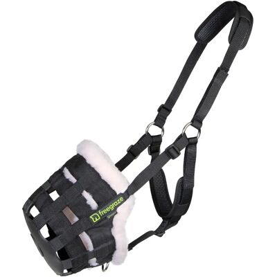 Maulkorb für Pferde Shires FreeGraze Deluxe Comfort Schwarz Shetland Maulkorb für Pferde Shires FreeGraze Deluxe Comfort Schwarz Shetland