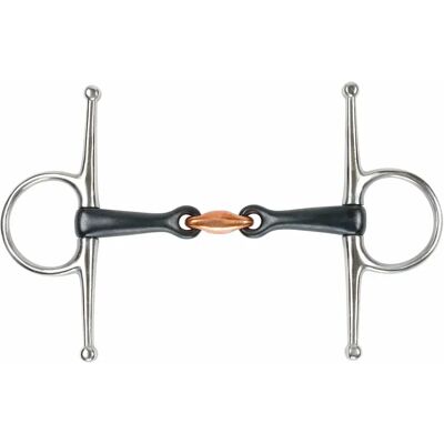 Diamant Gebiss mit vollen Seitenteilen für Pferde Shires Schwarz 12,5 cm Diamant Gebiss mit vollen Seitenteilen für Pferde Shires Schwarz 12,5 cm