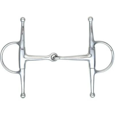 Vollständiger Olivenbaum-Mors für Pferde Shires Silber Vierzehn Zentimeter. Vollständiger Olivenbaum-Mors für Pferde Shires Silber Vierzehn Zentimeter.