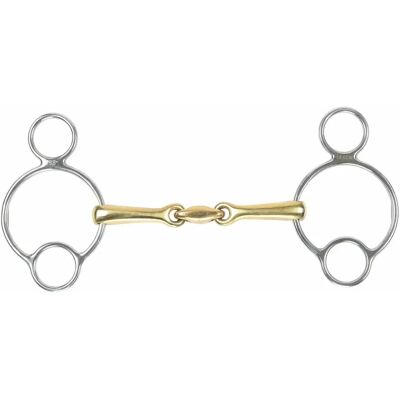 Universeller Pferdegebiss mit Diamantmuster Shires Equestrian Gold Vierzehn Zentimeter. Universeller Pferdegebiss mit Diamantmuster Shires Equestrian Gold Vierzehn Zentimeter.