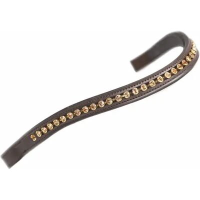 Strass-Blumen-Geschirr für Pferde Velociti Gara Braun Full Strass-Blumen-Geschirr für Pferde Velociti Gara Braun Full