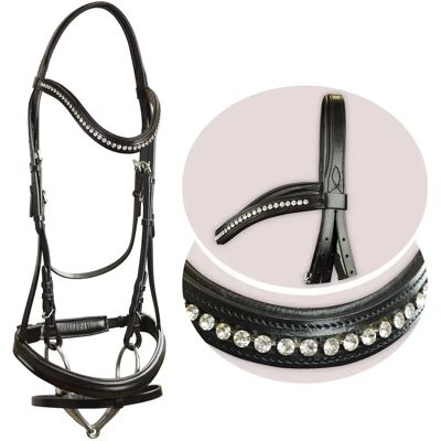 Zaumzeug Reiten York Gloria Noir Pony Zaumzeug Reiten York Gloria Noir Pony