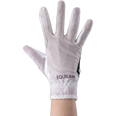 Sommerreit-Handschuhe Equiline Weiß Größe 9,5 Sommerreit-Handschuhe Equiline Weiß Größe 9,5
