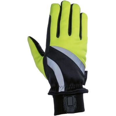 Reithandschuhe HKM Reflective Jaune L Reithandschuhe HKM Reflective Jaune L