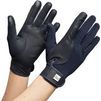 Reithandschuhe aus Leder und Mesh Premier Equine Bordoni Bleu XL Reithandschuhe aus Leder und Mesh Premier Equine Bordoni Bleu XL