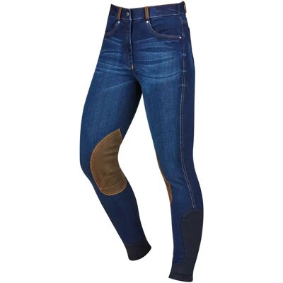 Reitjeans mit Knie-Patch Frau Dublin Shona Bleu 2XS Reitjeans mit Knie-Patch Frau Dublin Shona Bleu 2XS