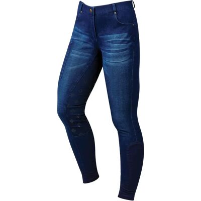 Bedruckte Reitjeans aus Silikon full grip Frau Dublin Shona Bleu 2XL Bedruckte Reitjeans aus Silikon full grip Frau Dublin Shona Bleu 2XL