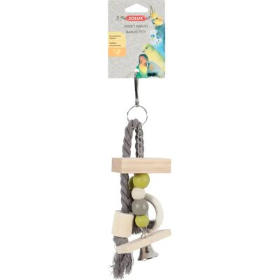 Zolux Holzspielzeug Banjo für Papageien - Für Arabesque Käfige Zolux Holzspielzeug Banjo für Papageien - Für Arabesque Käfige