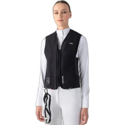 Weste mit Airbag für Damen-Reiten ohne Ärmel Equiline Belair Schwarz S Weste mit Airbag für Damen-Reiten ohne Ärmel Equiline Belair Schwarz S
