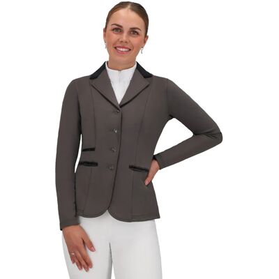 Wettkampfjacke Damen QHP Juliet Grau 42 Wettkampfjacke Damen QHP Juliet Grau 42