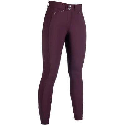 HKM Helene Silicone Full Seat Breeches - Wine Red UK 8 HKM Helene Silicone Full Seat Breeches - Wine Red UK 8