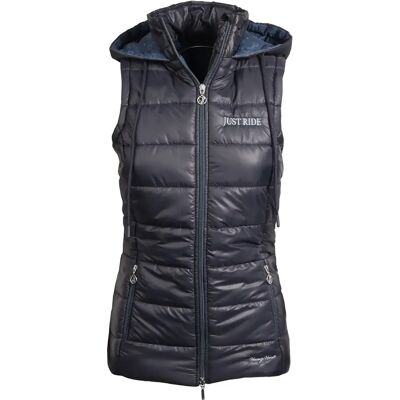 Daunenweste Damen Harry's Horse Just Ride Retro Bleu 2XS Daunenweste Damen Harry's Horse Just Ride Retro Bleu 2XS