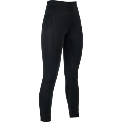 Reitleggings Full Grip, Mädchen HKM Cosy II Noir 13/14 ans Reitleggings Full Grip, Mädchen HKM Cosy II Noir 13/14 ans