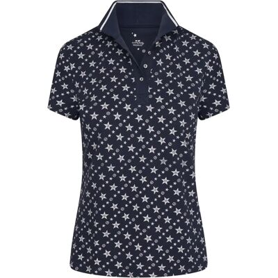 Reitpolo Damen Imperial Riding Bobby Star Bleu XS Reitpolo Damen Imperial Riding Bobby Star Bleu XS