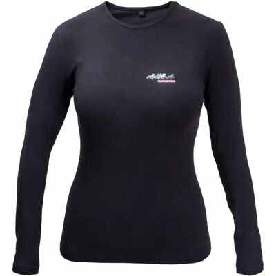 T-Shirt, Langarm, Damen Karlslund Flói Noir S T-Shirt, Langarm, Damen Karlslund Flói Noir S