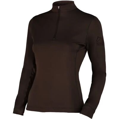Reit-Poloshirt mit langen Ärmeln Tattini Agatea Marron XS Reit-Poloshirt mit langen Ärmeln Tattini Agatea Marron XS