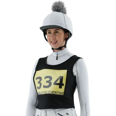 Weste Reiten Turnier-Startnummer Premier Equine Lycra Schwarz TU Weste Reiten Turnier-Startnummer Premier Equine Lycra Schwarz TU