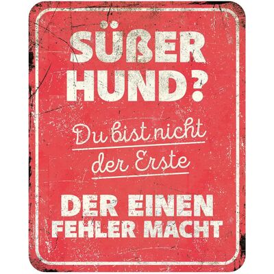 D&D Warnschild Rottweiler Rot - Warnschild D&D Warnschild Rottweiler Rot - Warnschild