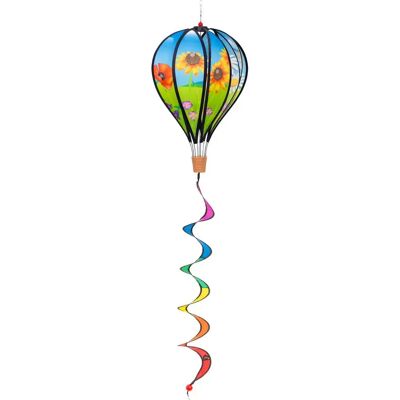 Blumenballon-Wetterfahne HQ-Invento Twist Hot Air Multicolore 28x104 cm Blumenballon-Wetterfahne HQ-Invento Twist Hot Air Multicolore 28x104 cm