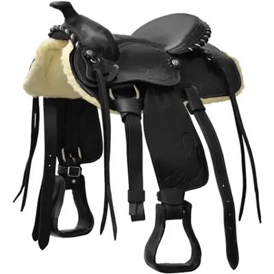 LAKOTA - Pony Western - 8 Zoll - Schwarz - Sattel LAKOTA - Pony Western - 8 Zoll - Schwarz - Sattel