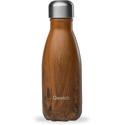Isotherme Flasche Qwetch Originals Wood Marron 750 ml Isotherme Flasche Qwetch Originals Wood Marron 750 ml