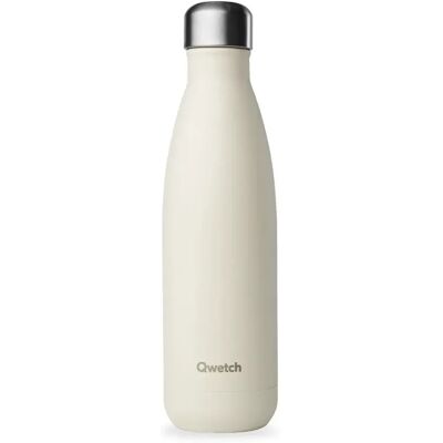 Isolierte Mattflasche Qwetch Originals Beige 500 ml Isolierte Mattflasche Qwetch Originals Beige 500 ml