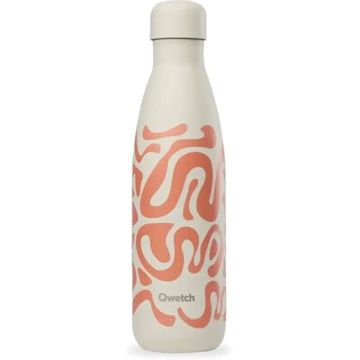 Isotherme Flasche Qwetch Originals Beige 500 ml Isotherme Flasche Qwetch Originals Beige 500 ml